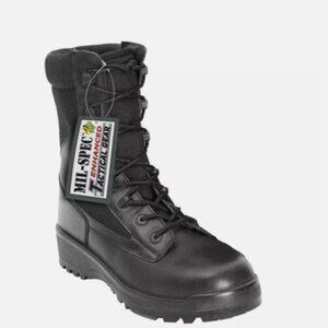 sz8W MENS MIL-SPEC ENHANCED TEMPERATE WEATHER LEATHER TACTICAL BOOTS IH 00121